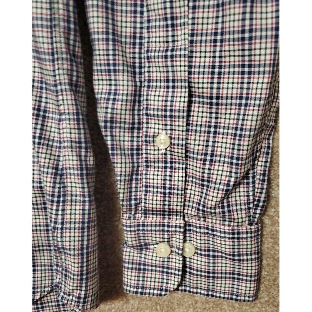 Polo Ralph Lauren Performance Mens Button Up Plaid Shirt Long Sleeve Small
